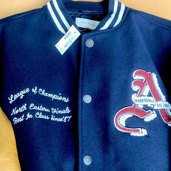 Aeropostale varsity jacket XL. Brand new with tags. - Picture 2 of 5